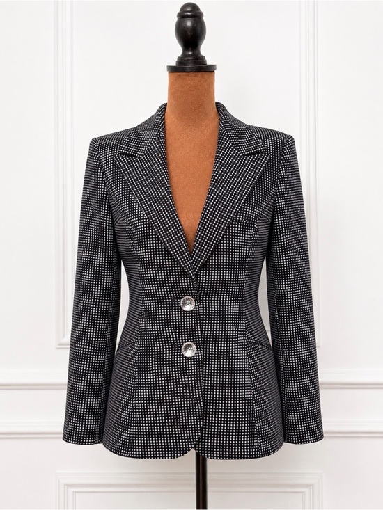 Giorgio Armani Jackets & Blazers - Vintage Giorgio Armani Tailored Blazer | Crystal Button Jacket | Made in Italy